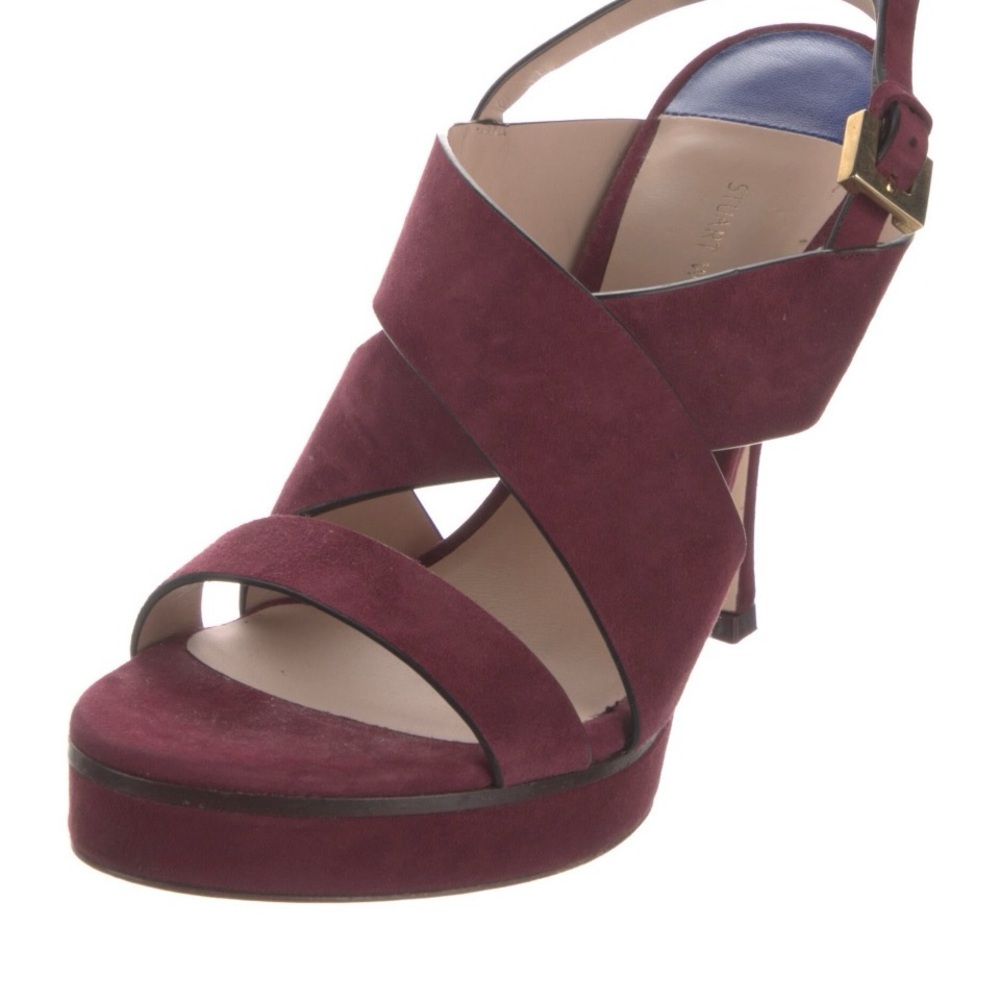 Stuart weitzman burgundy heels